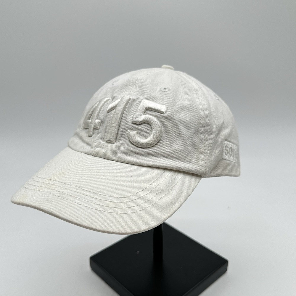 Soul Cycle Spinning Baseball‎ Hat Cap White 415 San Fransico Studio Staff Active